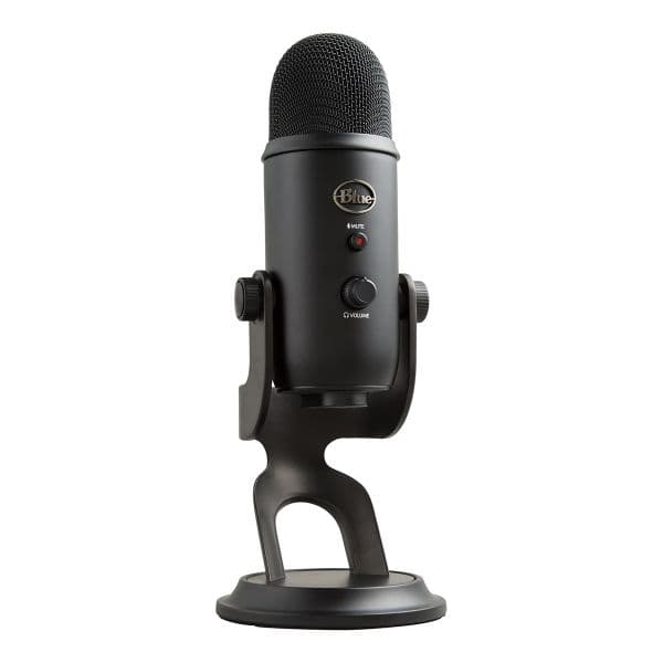 Logitech Microfone Blue Yeti USB Condensador PC/Mac Blackout