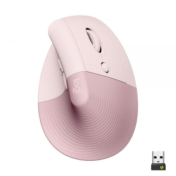 Logitech Lift Ergonómico Vertical Direita Rosa