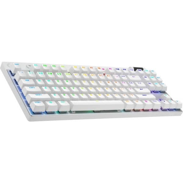 Logitech G PRO X TKL Tactile Branco Wireless Inglês QWERTY