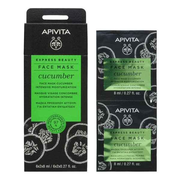 Apivita Express Beauty Cucumber Facial Mask 2x8ml