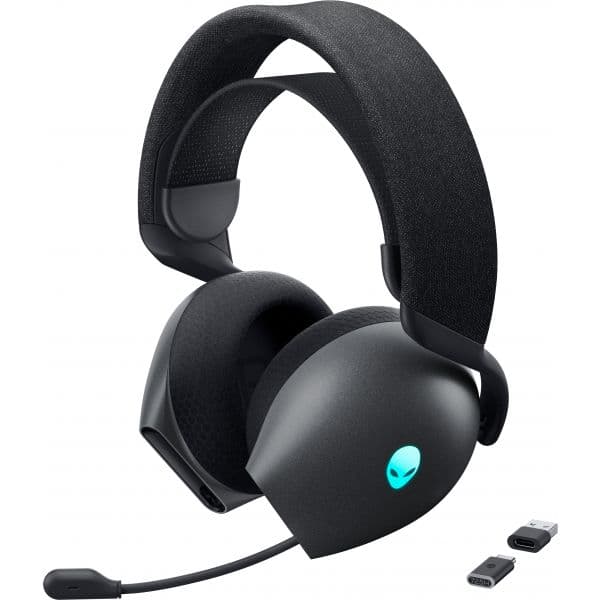 Dell Alienware Headset Gaming AW725H Tri-Mode Wireless Preto PC, Xbox, PS5 e Switch