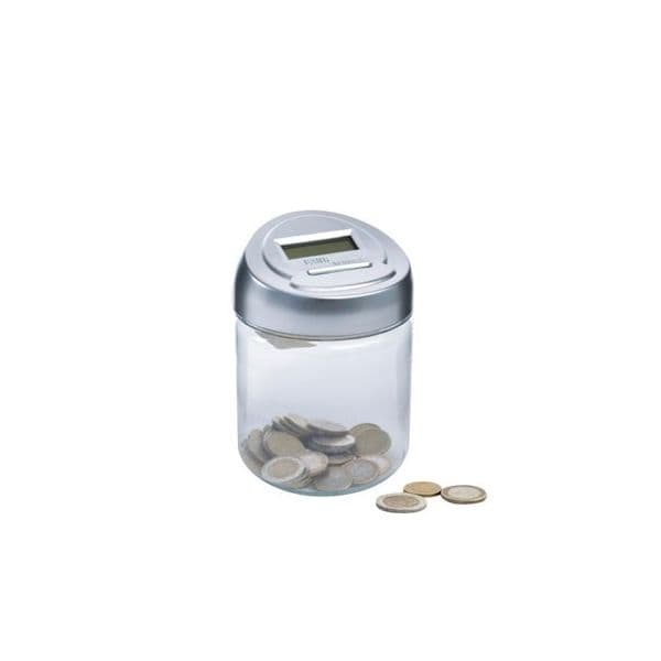 Velleman Mealheiro c/ Contador de Moedas CDET1 Transparente