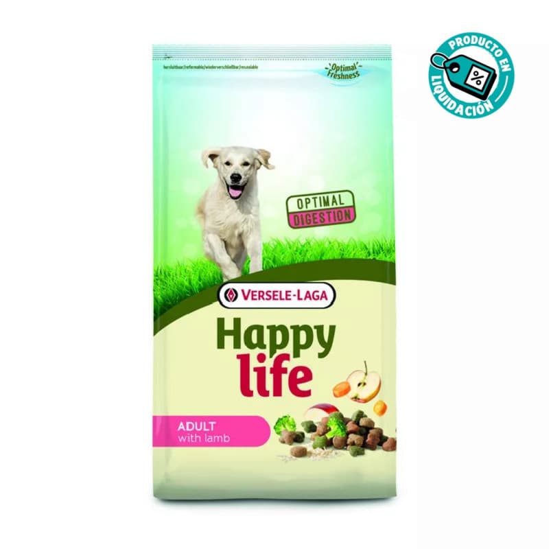 Versele-Laga Happy Life Adult Comida Para Perros De Cordero