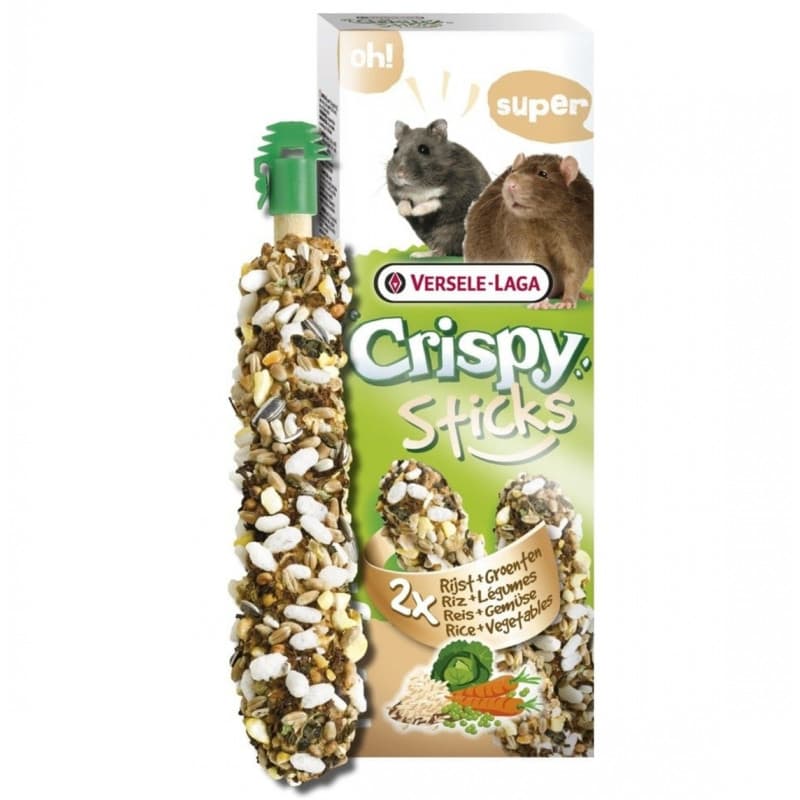 Versele Laga Crispy Sticks c/ Arroz e Legumes 2x55gr