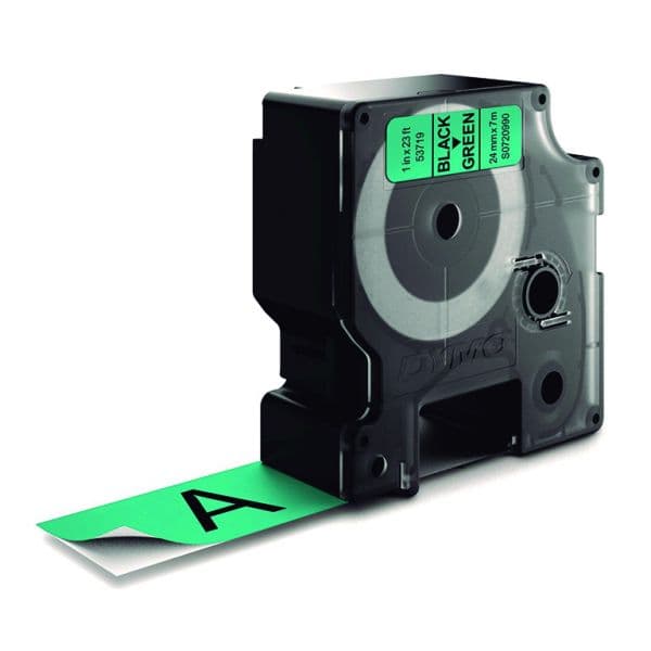 Dymo Fita D1 24mmX7M Preto Verde - S0720990 - 248526