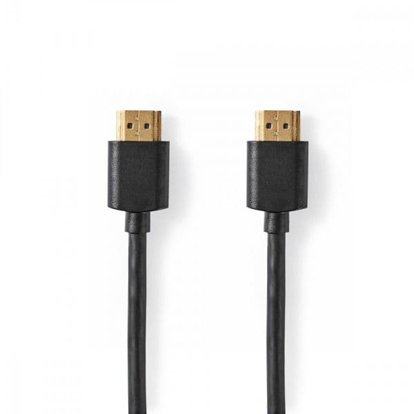 Nedis Cabo Hdmi High Speed C Ethernet Black 1m