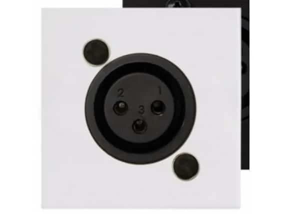 Audac Platine de Ligação XLR F CP45XLF com Espelho White