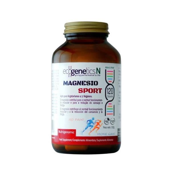 Ecogenetics N Magnésio Sport 120 Cápsulas