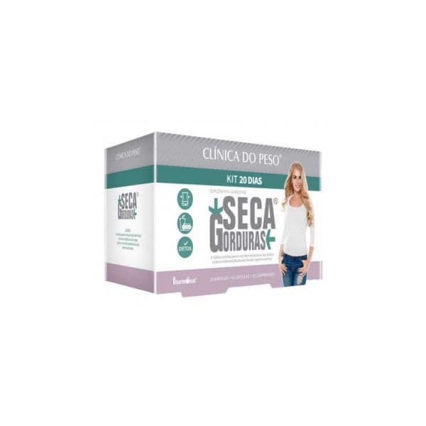Fharmonat Seca Gorduras Kit 20 Dias 20 Ampolas + 40 Cápsulas + 20 Comprimidos