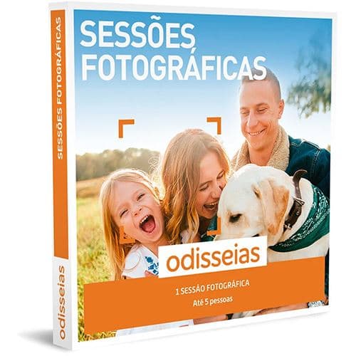 Odisseias Pack Presente - Sessões Fotográficas | Experiência até 5 Pessoas