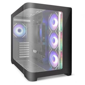 Zolyd Caixa ATX Zolyd Krytera Rounded Glass ARGB Preta