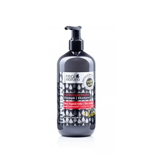 Real Natura Pro-Nutrição Bomba Shampoo sem Sal 500ml