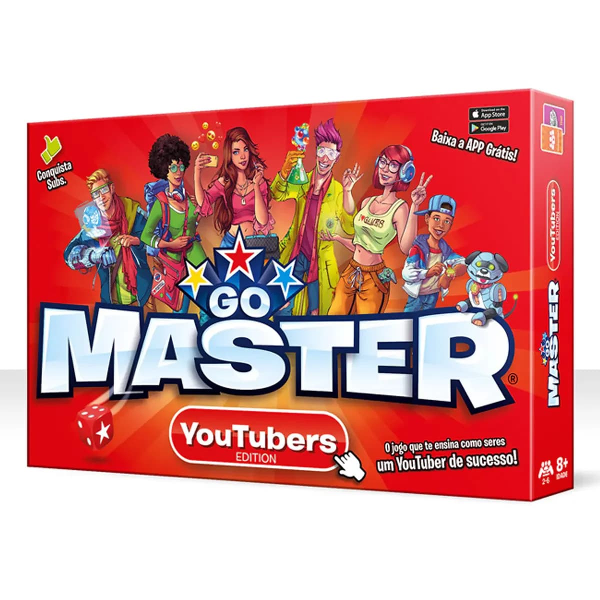 Creative Toys Jogo de Tabuleiro Go Master Youtubers Edition - CT70312