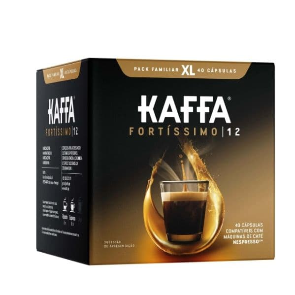 Kaffa Fortissimo XL Compatível Nespresso 40 Cápsulas