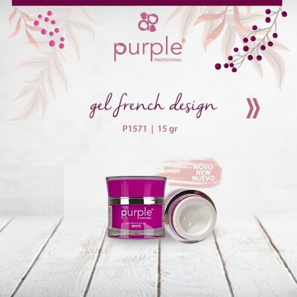 Purple Gel French Design 15g