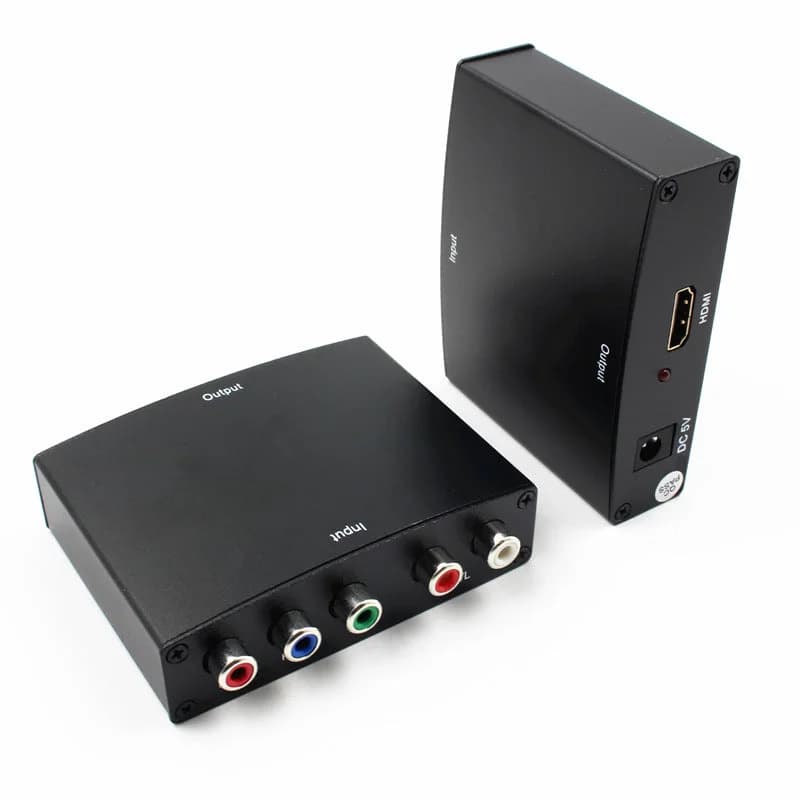 Multi4you Conversor de Vídeo Ypbpr+r/l Rca AV2 hd para Hdmi