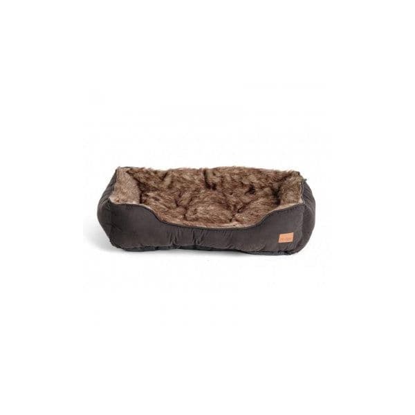 Agui Cama Furry Bed Castanho 47x37x17cm