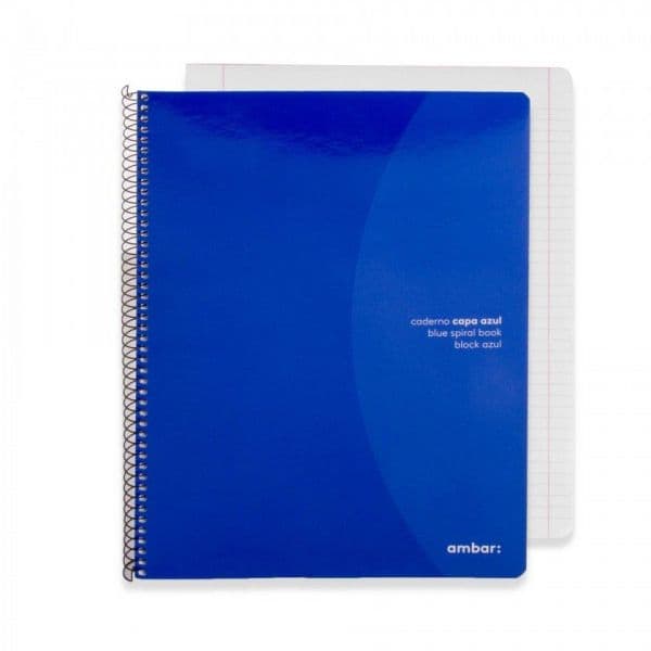 Ambar Caderno A4 Pautado 80 Fls Azul 1 Un.