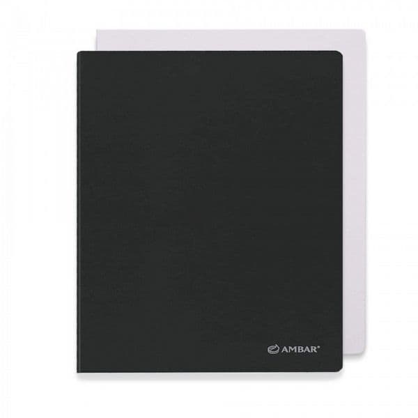 Ambar Caderno A4 Liso 80 Fls Preto 1 Un