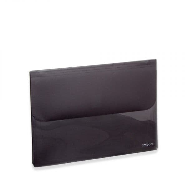 Ambar Bolsa Classificadora Extensível Preto A4 - 62.03.03.0230.0014