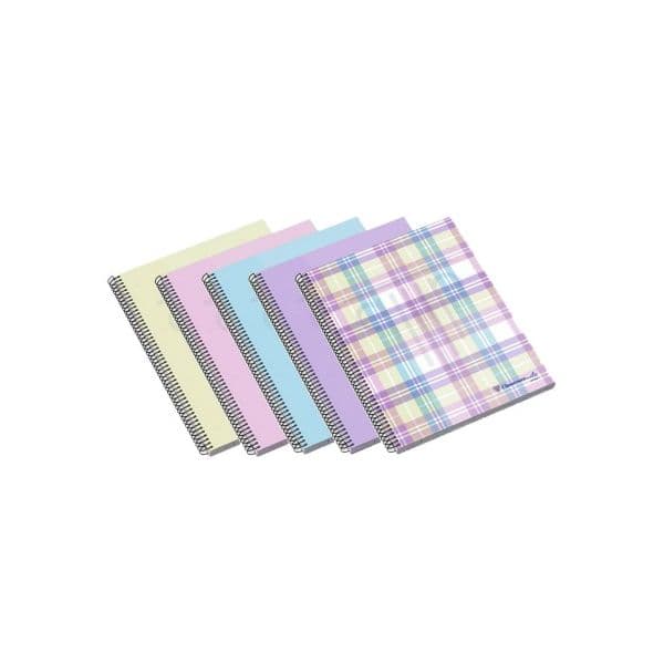 Ambar Caderno Quadriculado A4 Espiral 100 Folhas Rosa