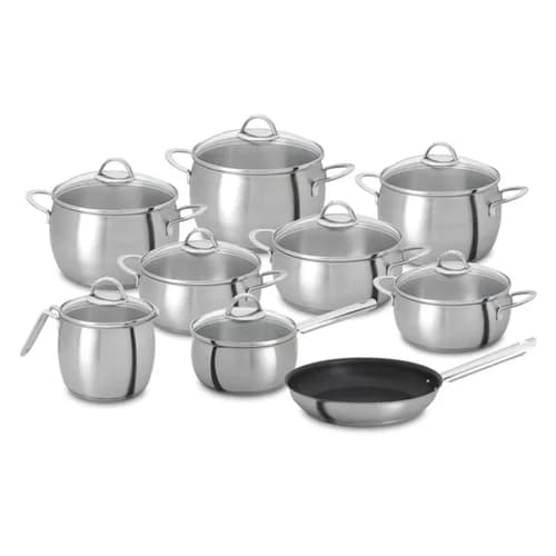 Silampos Trem de Cozinha Oceanus Satin Glass Id 9 Peças