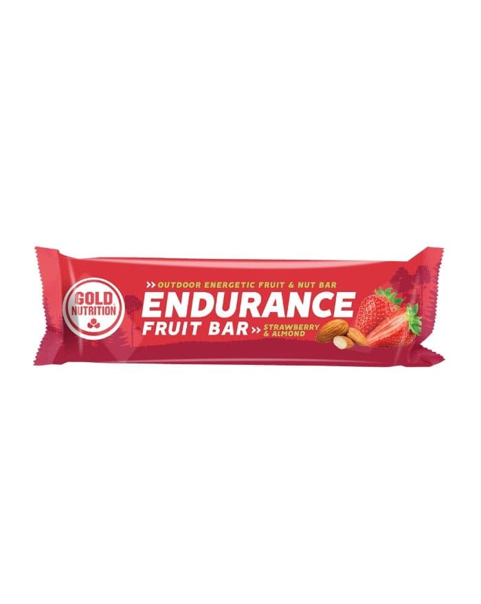 Gold Nutrition Endurance Fruit Bar 40g Morango & Amêndoa