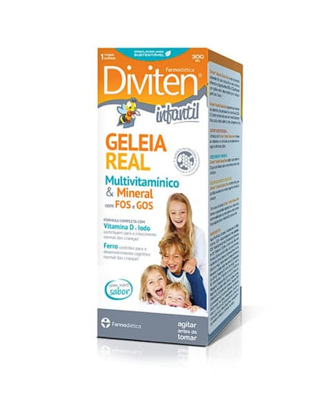 Diviten Infantil Geleia Real - 300ml - Farmodiética