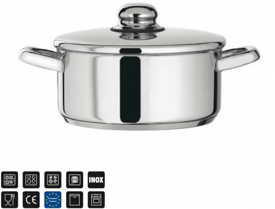 PANELA OPEN HOME 180124 24CM INOX4.40L
