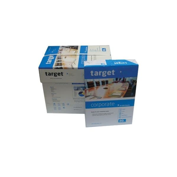 Target Corporate Papel Fotocópia A4 80gr 5x500Folhas - 1801033