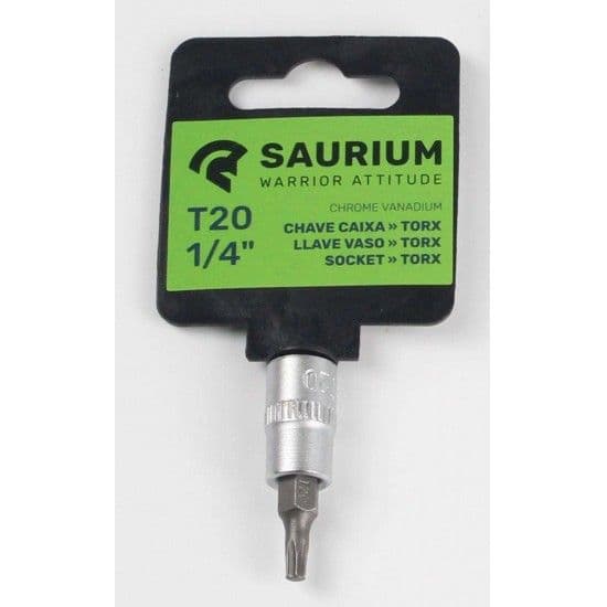 Saurium Chave de Caixa Torx, T20, 1/4 - 47123