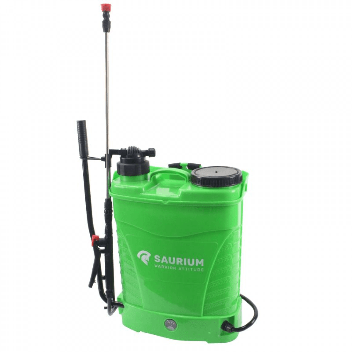 Saurium Pulverizador de Pressão 2 em 1 Manual e Bateria 16l