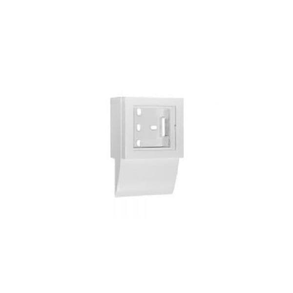 Efapel Adaptador Lateral Q45 P/calha 16X10 Branco 10962ABR - 10962ABR