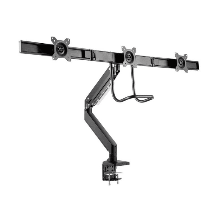 Napofix Suporte de Monitor DM4300 Desk Mount 3 Monitores 17" - 27" Preto