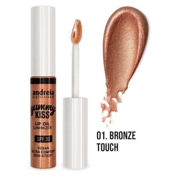 Andreia Yummy Kiss Lip Oil 01 Bronze Touch