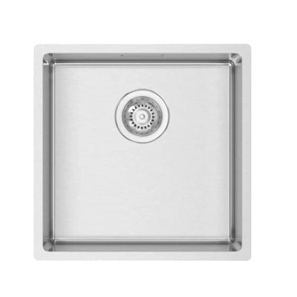 Rodi Lava-Louça Escovada Apl. Inferior - Box Lux 40 C/ Válvula Cesta - 5122431C-8C4