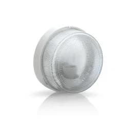Aplique redondo 190mm branco vidro Aslo