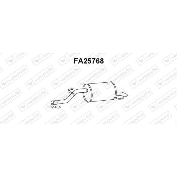 Veneporte Panela de Escape Traseira - FA25768