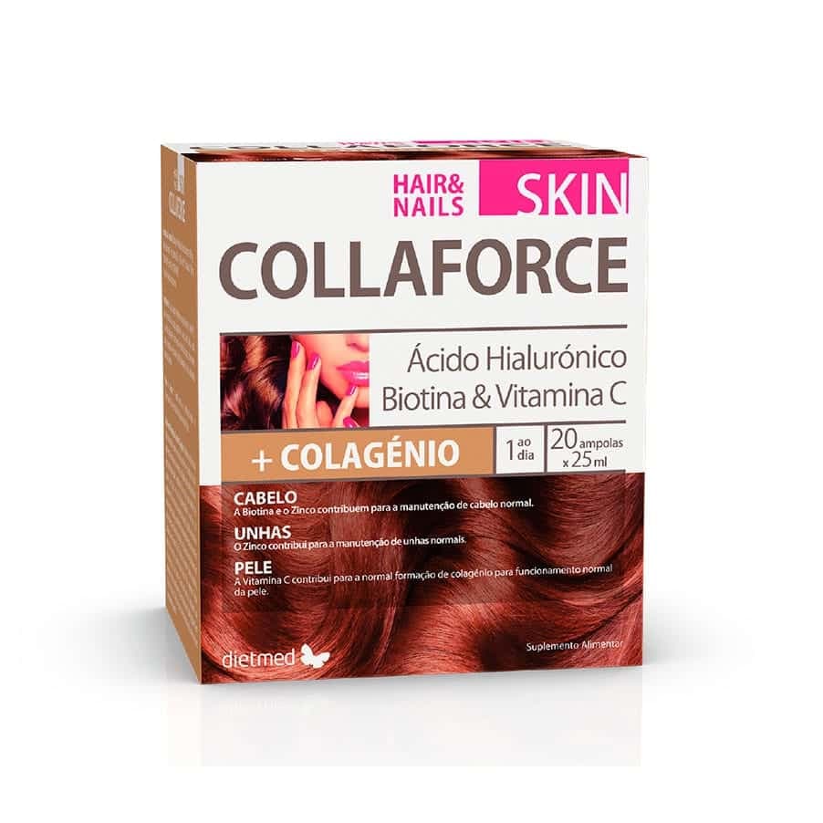 Collaforce Skin Hair e Nails 20 Ampolas Dietmed