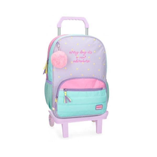Movom Mochila Escolar 42cm com Trolley New Adventure