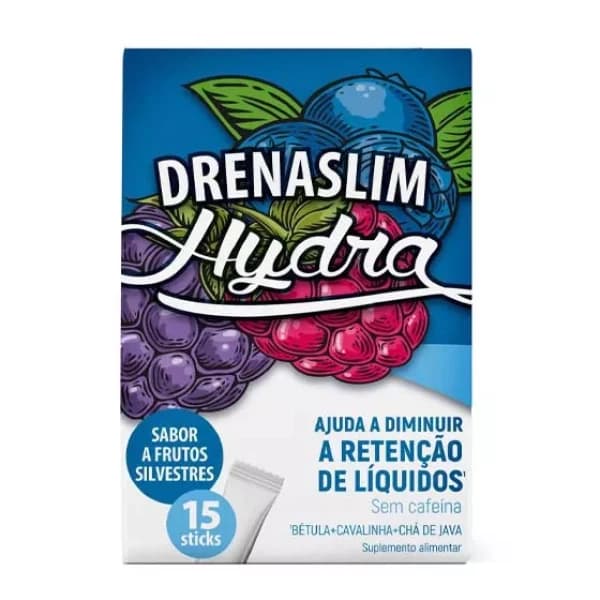 Drenaslim Sacia Frutos Vermelhos 15 Sticks