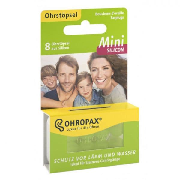 Ohropax Mini Silicone Adulto/Criança 8un