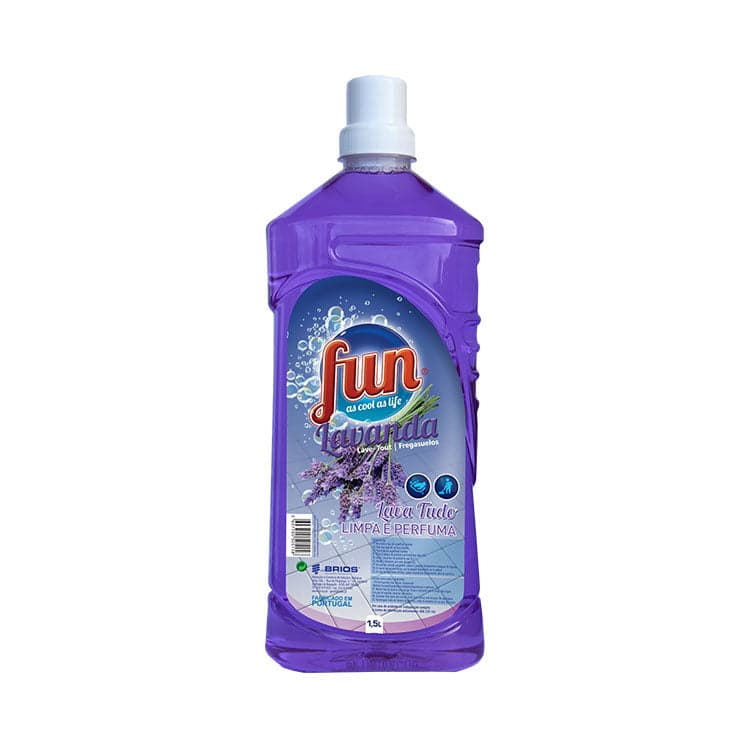 Fun Lavanda – Detergente Neutro Perfumado para Limpeza Geral de Superfícies 1,5L