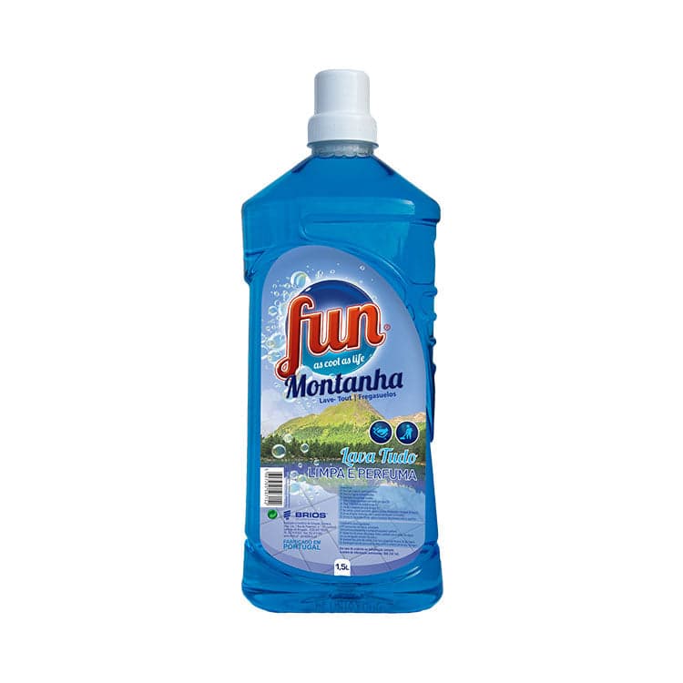 Fun Montanha – Detergente Neutro Perfumado para Limpezas Gerais Multisuperfícies 1,5L