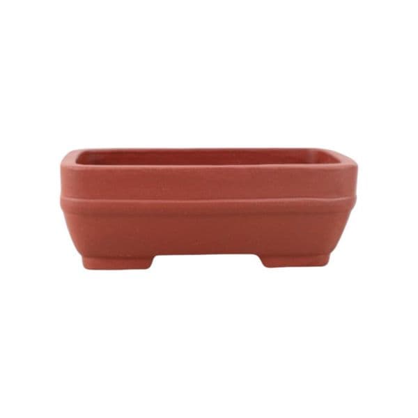 Luso Bonsai Vaso de Bonsai Rectangular 20,5*16,5*7 cm Sem Esmalte - Yixing - 06839