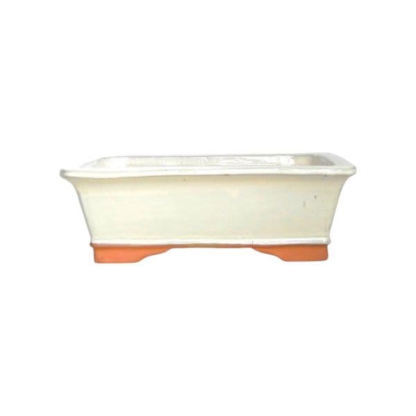 Luso Bonsai Vaso de Bonsai Rectangular 21*16*8 cm Creme - Yixing - 81403