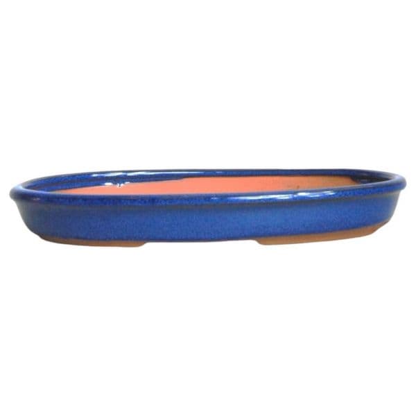 Luso Bonsai Vaso de Bonsai Oval 26*17,5*3,5 cm Azul - Yixing - 88712