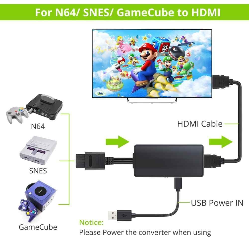 Conversor de HDMI para Nintendo 64 e Gamecube