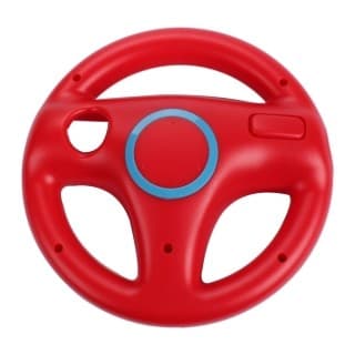 Volante em Vermelho para Comandos Wii