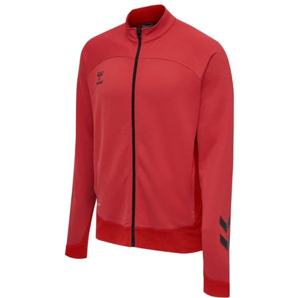 Hummel Sweatshirt Lead Poly Zip 207400-3062 XL (165-176 cm) Vermelho